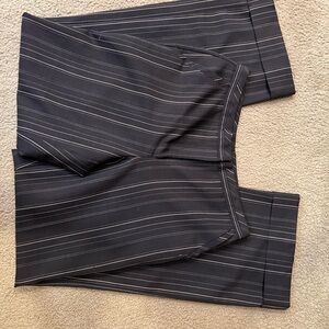 New York & Company Women's Black Pinstripe Trousers